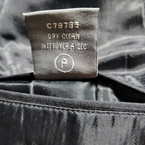 Protocol Men's Sports Coat Size 40R/M Black Pin Striped 2 Button - Picture 5 of 9